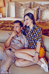 组图：甄子丹携汪诗诗拍摄写真 大秀恩爱