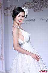 组图：邝美云陈法蓉等出席晚宴  女星抛胸斗艳