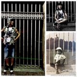 组图：众星晒童年萌照庆儿童节 自幼星范儿足