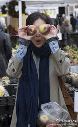 组图：田朴珺留学生活照曝光 可爱顽皮似少女