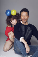 组图：《龙门镖局》杨皓宇钱芳合拍鬼马写真