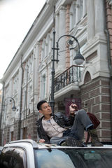 组图：《我的特工爷爷》探班 刘德华常“挨打”