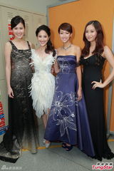 组图：港姐决赛星光熠熠 佘诗曼黄宗泽黑酷亮相