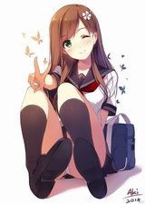 策划：二次元少女校服图 怪蜀黍们请Hold住