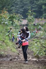 组图：都江堰行举步维艰 妈妈团集体探亲《爸爸去哪儿2》