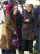 组图：莱弗利梅斯特齐聚《绯闻女孩》片场