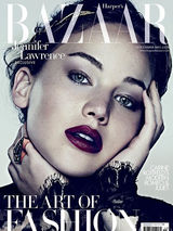 组图：23岁奥斯卡影后劳伦斯透视裸乳登封面