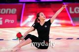 组图：韩国艺术体操精灵孙妍在公开彩排现场