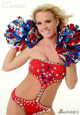 幻灯图集：NBA啦啦队美女梅兰妮性感美图