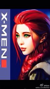 组图：范冰冰晒X战警花絮照 绿色瞳孔吸睛十足