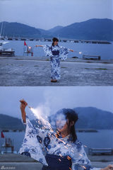 组图：真野惠里菜穿浴衣古典优雅 姿态清纯可爱