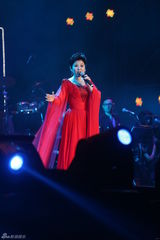 组图：毛阿敏出道30年首办巡演 西装短裙显帅气