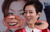 组图：郑秀文年过四旬现双下巴抬头纹露黑牙