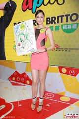 组图：傅颖出席世界杯活动 笑看整容指控