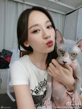 组图：陈乔恩遇“都敏俊” 和无毛猫表情神同步