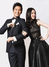 组图：钟汉良刘小小演绎情侣写真 潮范十足