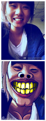 组图：脑洞太大！网友画创意人物肖像网络爆火