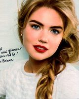 组图：抖奶超模凯特-阿普顿写真娇艳欲滴 媚眼泪痣醉人