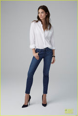 组图：维秘超模奥尔德里奇玩中性另类性感