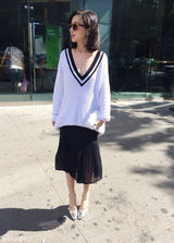 组图：熊乃瑾纽约时装周秀场探秘 私服巧搭亮眼