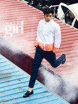 组图：2PM祐荣时尚写真 演绎色彩风情