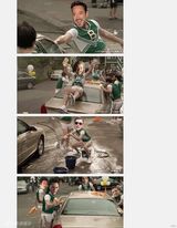 组图：“绿巨人”鲁弗洛是网虫 秀和钢铁侠基情