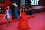 组图：上海电影节开幕 妮可林志玲女神争艳