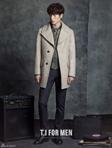 组图：韩国小鲜肉徐康俊秋冬大片冷峻干练