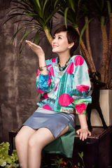 组图：戴娇倩杂志大片 语笑嫣然娇俏迷人