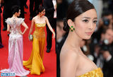 组图：霓裳轻舞东方美 戛纳红毯上的中国女星