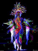 组图：世界人体彩绘节举行 裸体模特造型闪瞎眼