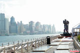 组图：《变4》香港首映在即 擎天柱屹立维港
