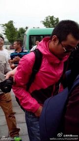 组图：文章低调筹划复出 与谢霆锋自拍心情好