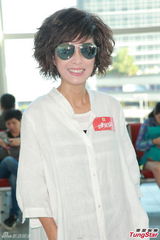 组图：米雪罗仲谦沈震轩《冲线》赴台拍外景