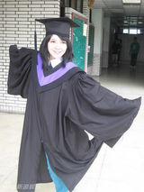 组图：郭采洁大学毕业照曝光 长发小清新范儿