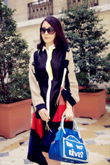 组图：殷旭巴黎时尚街拍曝光 演绎都市女郎