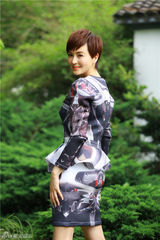 组图：戴娇倩拍自然大片 清新迷人语笑嫣然