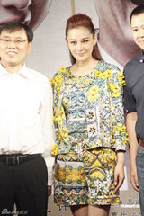 组图：张柏芝《河东狮吼2》发布会避谈谢霆锋