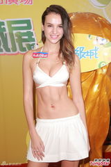 组图：Jessica C性感出席世界杯活动