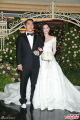 组图：林建岳爱女嫁何正德 容祖儿方中信等齐贺