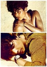 组图：元斌小岛写真随意悠游 发型复古秀胸肌