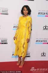 组图：全美音乐奖红毯女星争艳 比伯亲老妈鸟叔搞怪