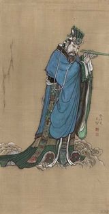 组图：朱军绘画作品 藏族风情表达生活感悟