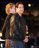 组图：《低俗小说》放映 昆汀携乌玛约翰亮相