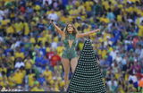 组图：世界杯开幕式精彩纷呈 洛佩兹性感秀美臀