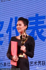 组图：百花奖黄晓明章子怡封帝后 赵薇获导演奖