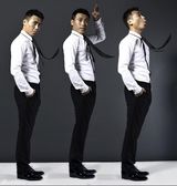 组图：李乃文鬼马写真 演多金老板获赞时尚先生