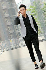 组图：万思维夏日街拍  英伦风清爽绅士