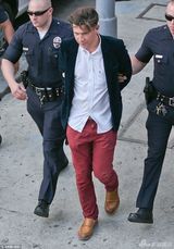 组图：皮特捧场朱莉遭男子拳击 肇事者被逮捕