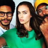 组图：C罗女友伊莲娜蓝颜多 搂裸男合影不避讳